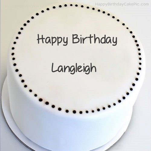 write name on Simple Round Cake