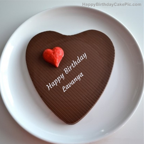 ❤️ Chocolate Heart Cake For Lavanya