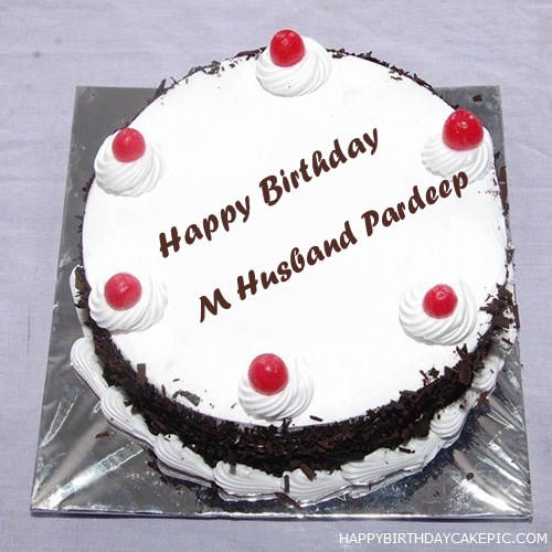 Black Forest Birthday Cake For M Husband Pardeep