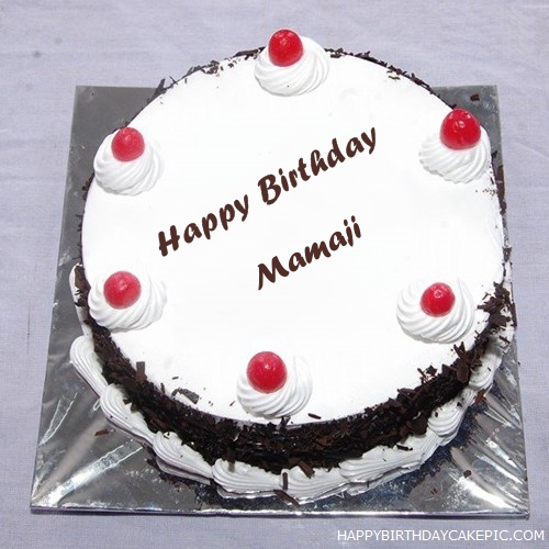 Black Forest Birthday Cake For Mamaji