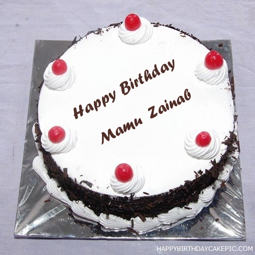 Black Forest Birthday Cake For Mamu Zainab