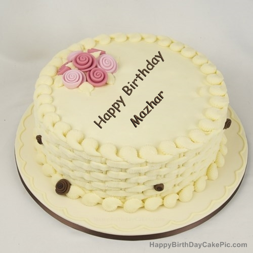 ❤️ Butterflies Girly Birthday Cake For MAZHAR SIR
