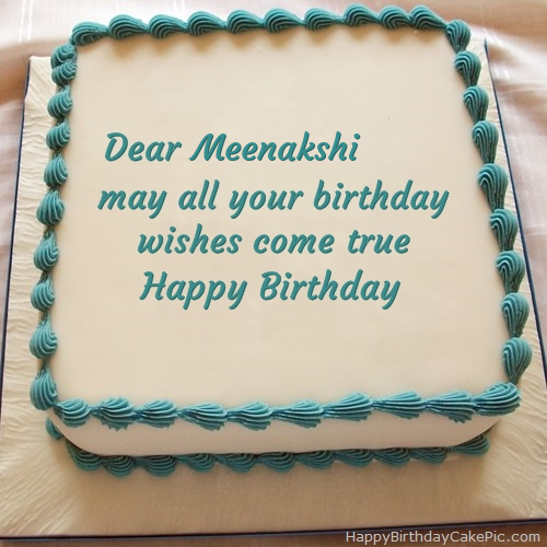 Happy Birthday GIF for Meenakshi with Birthday Cake and Lit Candles —  Download on Funimada.com