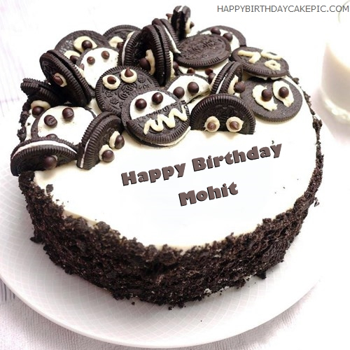 write name on Oreo Birthday Cake