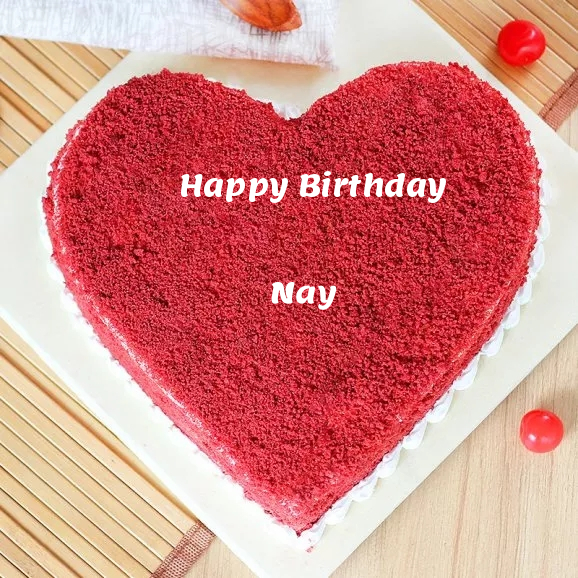 ️ Benevolent Red Velvet Birthday Cake For Nay