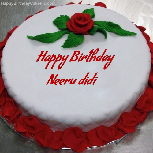 Happy Birthday Neeru Song with Cake Images