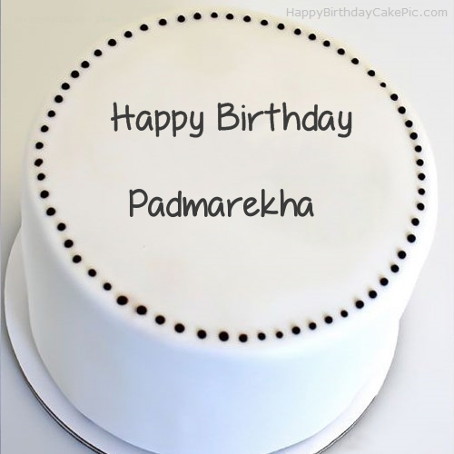 write name on Simple Round Cake