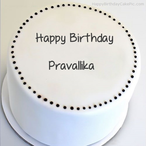 write name on Simple Round Cake