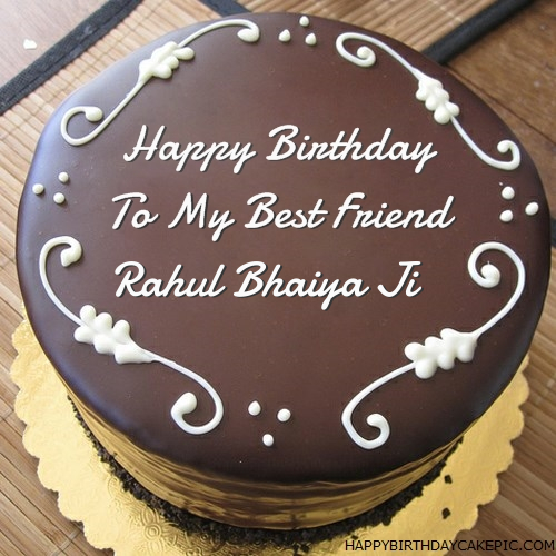 Best Chocolate Birthday Cake For Rahul Bhaiya Ji