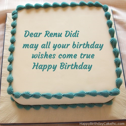 Top 122+ happy birthday renu cake latest - awesomeenglish.edu.vn