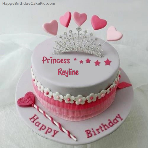 write name on Princess Birthday Cake