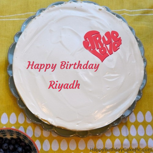 Fabulous Happy Birthday Cake For Riyadh