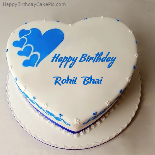 ❤️ Happy Birthday Cake For Rohit+Bhai