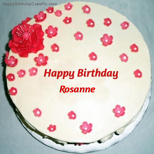 ️ Fondant Birthday Cake For Rosanne