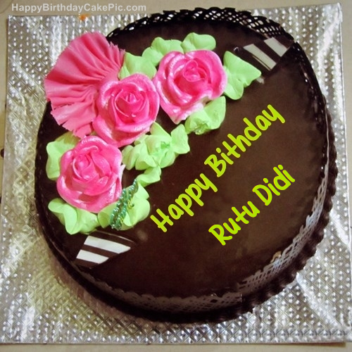 Chocolate Birthday Cake For Rutu Didi