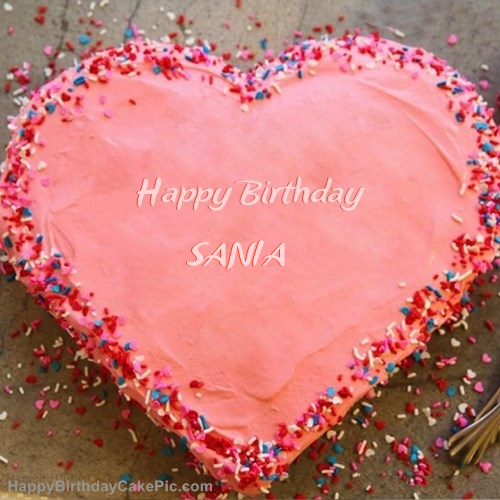 Sania Happy Birthday Cakes Pics Gallery