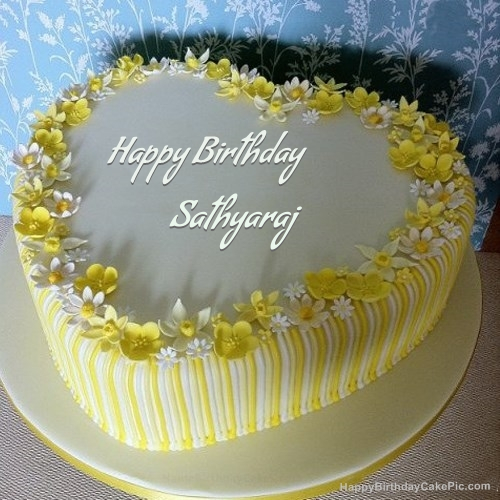 write name on Vanilla Birthday Cake