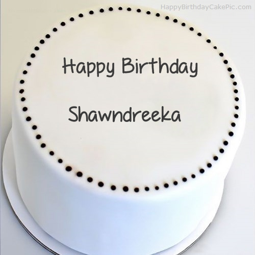 write name on Simple Round Cake