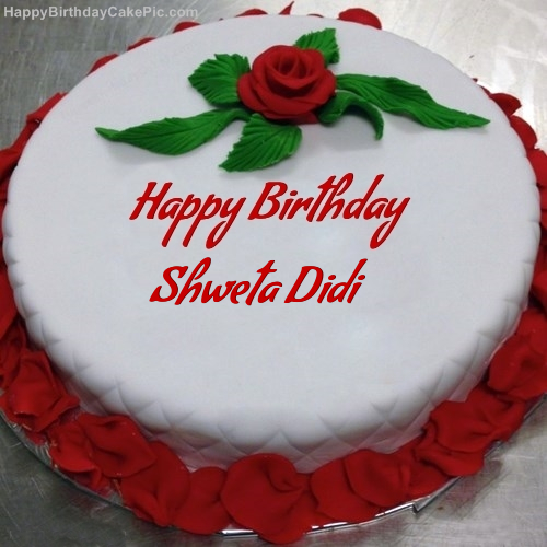 ❤️ Pink Rose Birthday Cake For dear shweta