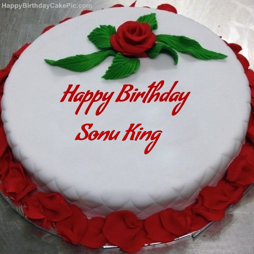 ❤️ Red Rose Birthday Cake For Sonu King
