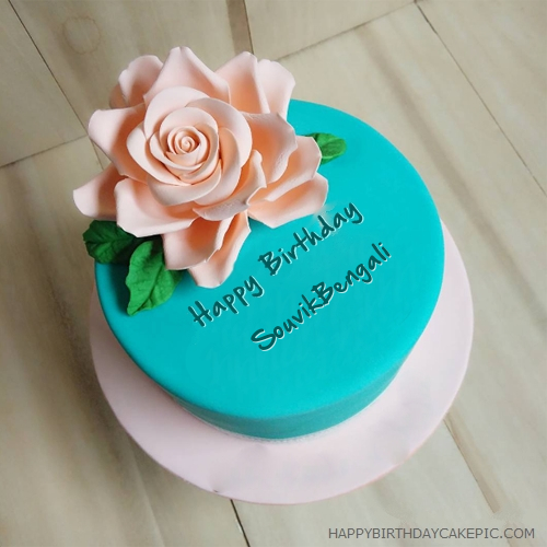 Beautiful Best Birthday Cake For Souvikbengali