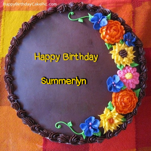 write name on Awesome Flower Birthday Cake