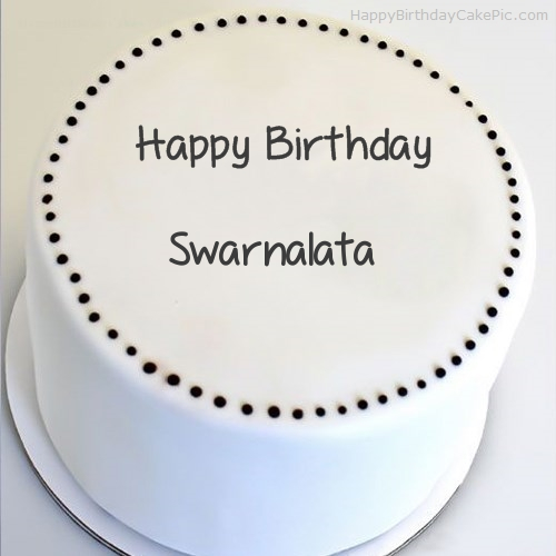 write name on Simple Round Cake