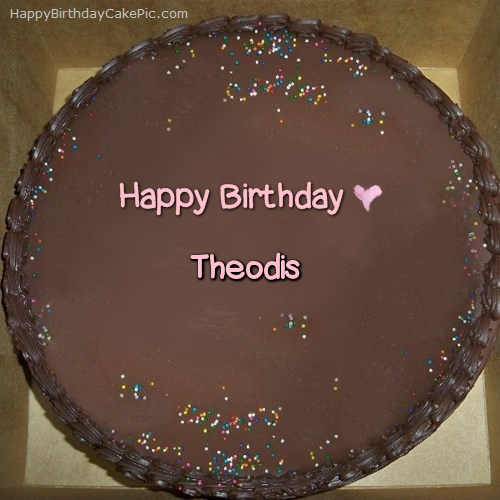 write name on Chocolate Happy Birthday Cake
