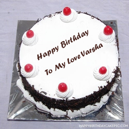 Happy Birthday Varsha Giraffe Cake - Greet Name