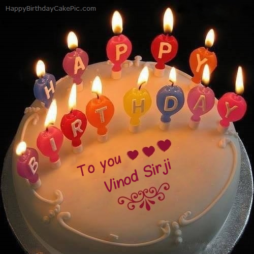 Vinod Happy Birthday Cakes Pics Gallery