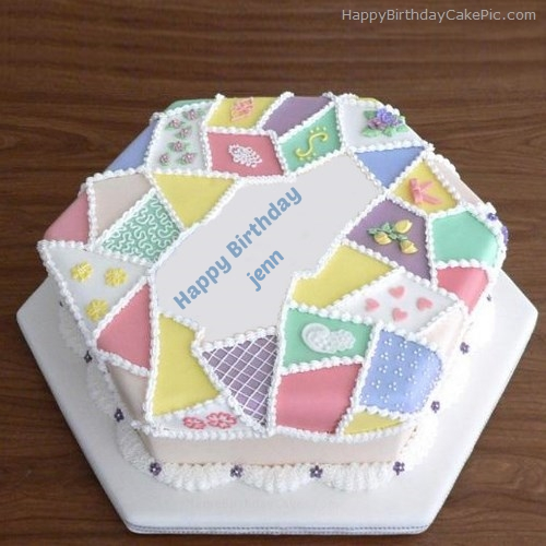 write name on Creative Birthday Cake