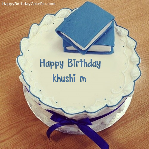 Books Birthday Cake For Khushi M