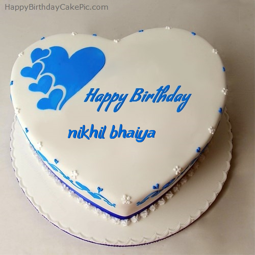 Happy Birthday Cake For Nikhil Bhaiya