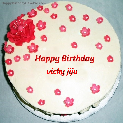 Fondant Birthday Cake For Vicky Jiju